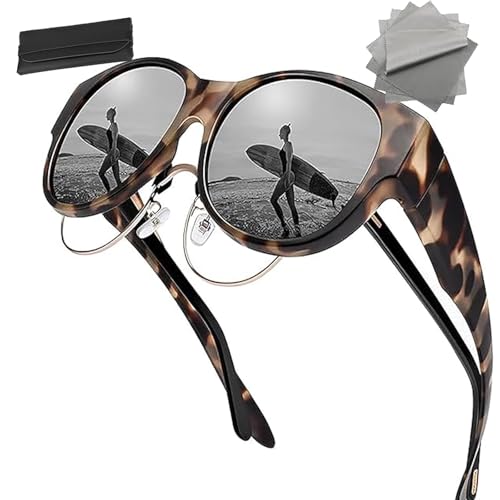 Filterseed Sunglasses,Filterseed Polarized Sunglasses Women,2025 New Belladora Fit Over Sunglass,Over Glasses(Style-E) - Main Image