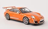  Porsche 911 GT3 RS 4.0 (997), orange/silber , 2011, Modellauto, Fertigmodell, AUTOart 1:18