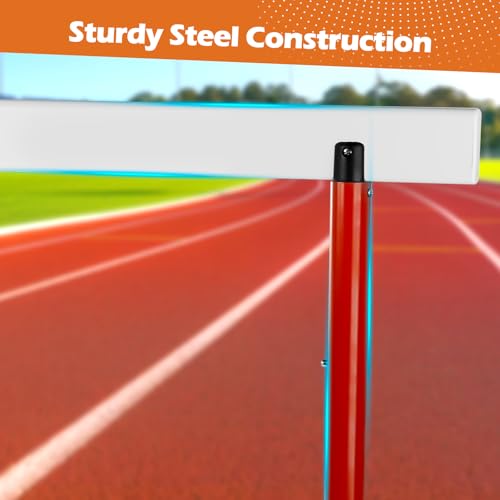 NELOMO Adjustable Hurdle Training Hurdle Track and Field Equipment Professional Track and Field Hurdles with Counterweight for Personal Training Track and Field Competition (1) by NELOMO - Image 4