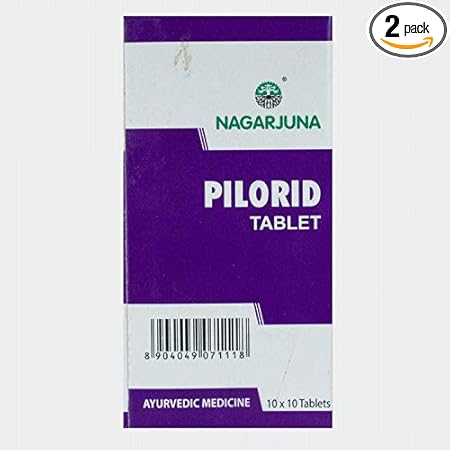 NAGARJUNA Pilorid Tablet (100 Tab) & Ointment (20g) Combo Pack