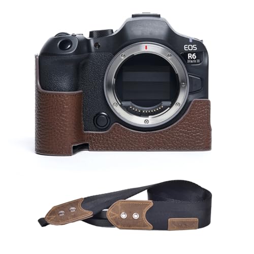 TP Original Canon EOS R6 iii R5 R6 R5 II R6 II R63 ��p �n���h���C�h+R�J�����X�g���b�v �{�v �{�f�B�P�[�X �n�[�t�J�����P�[�X �o�b�O �J�o�[ �d�r�����֗� ��ʊJ�� ���� ��p�Ή��J�����J�o�[ (�u
