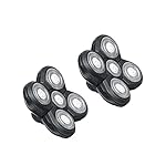 5 Head Shaver Heads, 2PCS Shaver Blade Heads Shaver Replacement for Electric Razor Shaving Bald Tool, Head and Face…