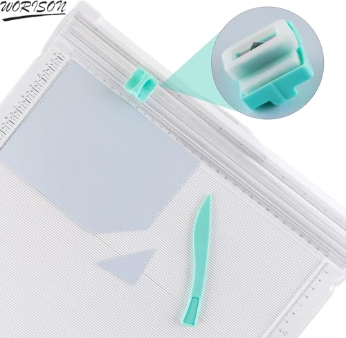 Image of Worison Foldable Multipurpose 12 x 12 Inch Scoring Board for Scrapbooking, Art & Craft, Paper Trimming Etc