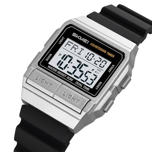 Image of MASTOP Retro Digital Watch for Men Vintage with Multi-Function & Stylish Design for Daily & Outdoor Use