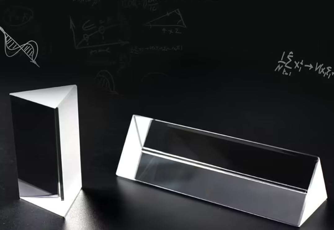 Mioaoa Mini Glass Crystal Triangular Prism - Image 4