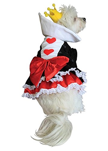 Anit Accessories Queen of Hearts Lovable Comfortable Pet Puppy Dog House Cat Apparel Gift Costume Large