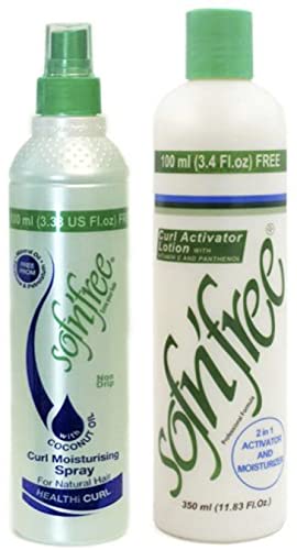SofnFree Curl Moisturizing Spray 350 ml + SofnFree Curl Activator Lotion 350ml Set Of 2