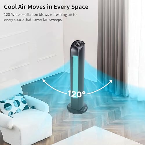 Uthfy Oscillating Tower Fan 120u00b0