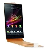 Swiss Charger SCP10081W Etui en cuir pour Sony Xperia Z Blanc