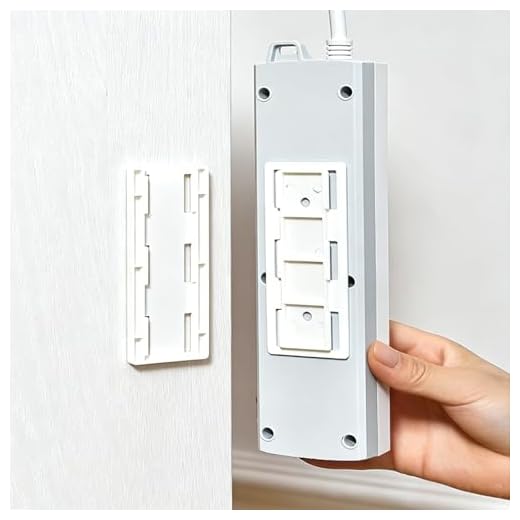 Adhesive Sliding Wall Mount Holder Removable Track Bracket Organizer for Home Storage Desk Hanging Easy Install Set 6PCS