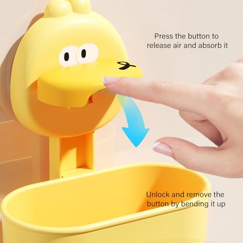 Porte-brosse à dents mural sans perçage avec gobelets colorés pour salle de bain