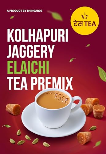 Image of TESSTEA Kolhapuri Jaggery Tea Premix, Elaichi (Cardamom) Flavour