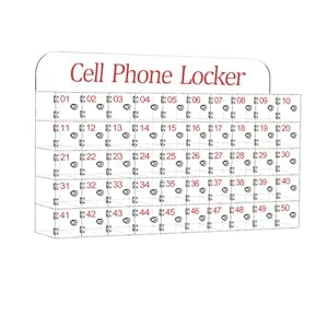 SdaryWare Handy-Schließfach für Mobiltelefone (50 Slots)