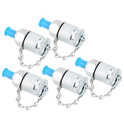 Hydraulic Testing Adapter for High-Pressure Temperature Testing – M8× Thread Test Coupling Compatible with Industrial Hydraulic Systems