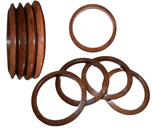 Image of Handmade Natural Wooden Bangles, Stylish Designs,Artisan Premium Quality for Women | Natural Wood Bangles Christmas Gift Jewelry for Her | Eco-Friendly Artisan Crafted Gift