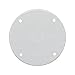 Cover Blank Pltc Rnd Wh