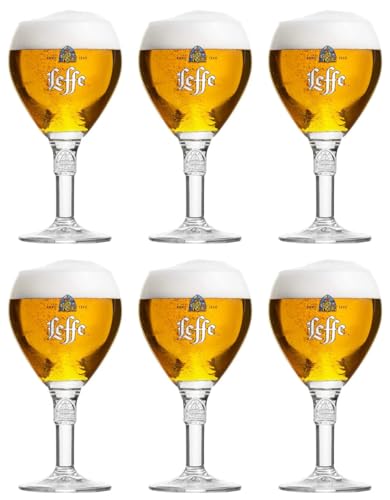 Leffe Verre de 25 cl Modèle 2016, Set 6 Glas
