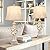 PARTPHONER Table Lamps Set of 2, 28" Tall Bedside Lamp with Nightlight, Rustic Farmhouse Nightstand Lamps with Linen Shades for Living Room Bedroom End Table