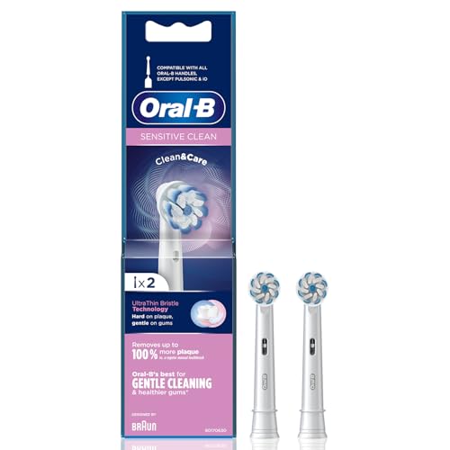 Oral-B Sensi Ultrathin Set de 2 Brossettes de Rechange pour Brosse à Dents Électrique Rechargeable
