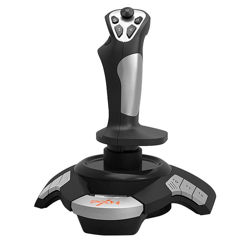 Joystick PXN-2113 Pro Flight Control con vibración y 12 botones 5