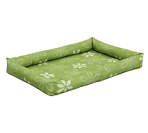 MidWest Homes for Pets Paradise Floral with Teflon Fabric Protector, 30-Inch, Green