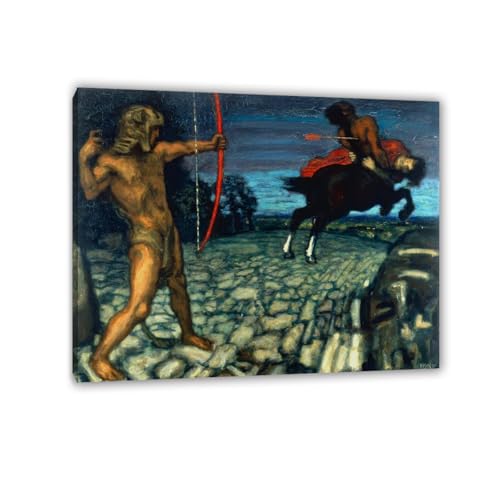 Toile Hercule et Nessus Franz von Stuck pour la décoration murale de chambre à coucher