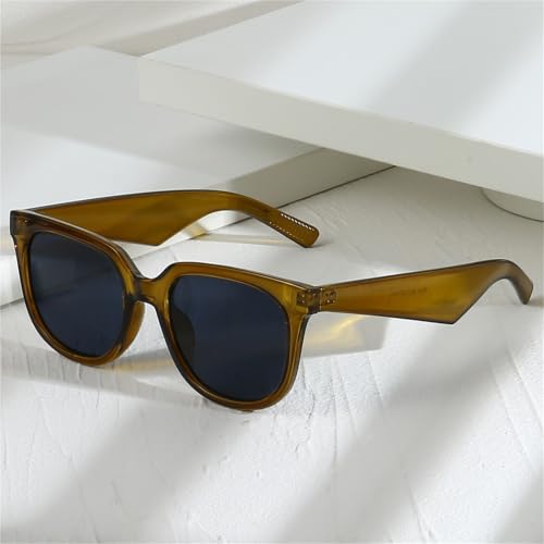 Monture tendance de lunettes de soleil au design mixte unique
