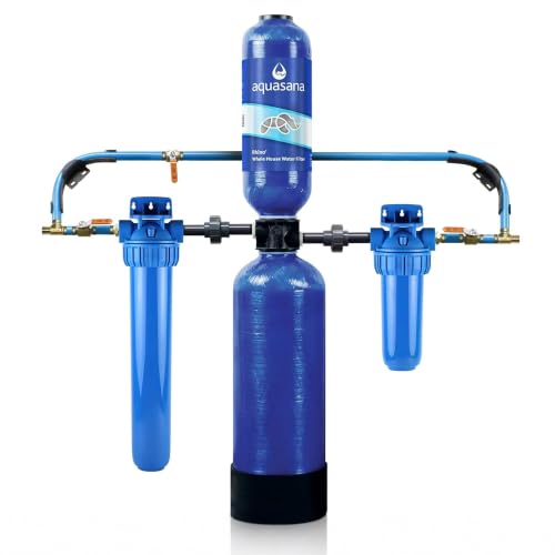 Aquasana Whole House Water Filter System | 1M Gal | Carbon & KDF | EQ-1000
