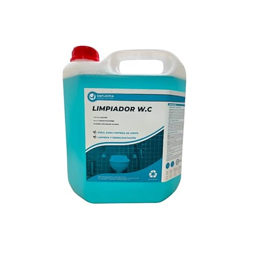 5L Limpiador WC Desincrustante Profesional - Detergente Limpiador de Inodoro Industrial - Limpiador de WC Industrial - Agradable Aroma Marino