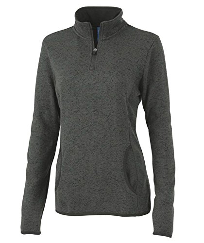Image of Charles River Apparel womens Heathered Fleece Pullover