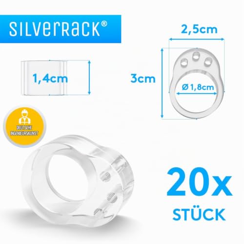 SilverRack Türstopper Wand selbstklebend Türklinkenpuffer Wandpuffer – Ansicht 7