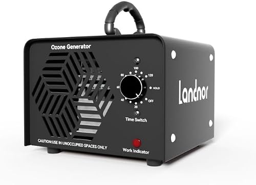 Ozone Generator 60,000mg/h, Ozone Air Purifier Deodorizer for Areas of 6,000 Squ