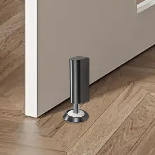 Butée de porte magnétique au sol et murale adhésive en acier - 8