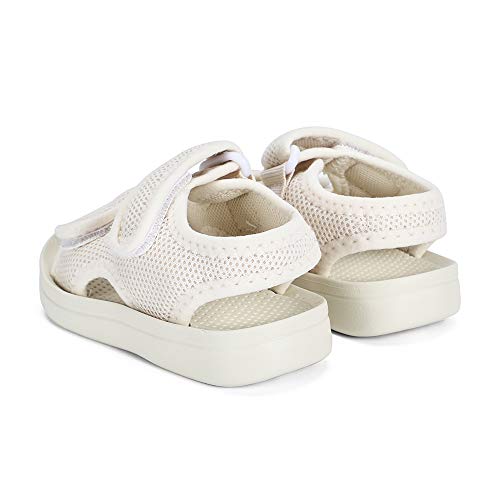 Image of MK MATT KEELY Unisex Kids Summer Slide Sandals Baby Comfort Anti-Slip Open Toe Adjustable Walking Beach Shower Shoes for Boys Girls