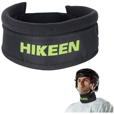 Hikeen Hockey Neck Guard,Premium Cut Resistant Neck Guard,Adjustable & Soft Hockey Neck Protector,Optimal Safety Ice Hockey Protection Equipment for Youth Adults and Kids Cover