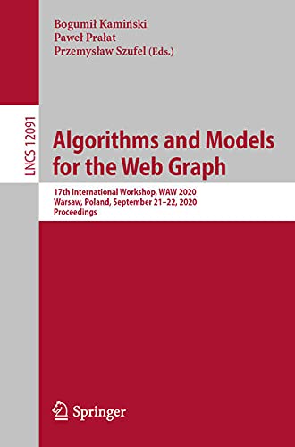 Buy Algorithms and Models for the Web Graph — BookShops.in