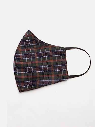 Image of The Indian Garage Co Men's Checkered Slim Shirt (0620-SH44-21 Olive XX-Large)