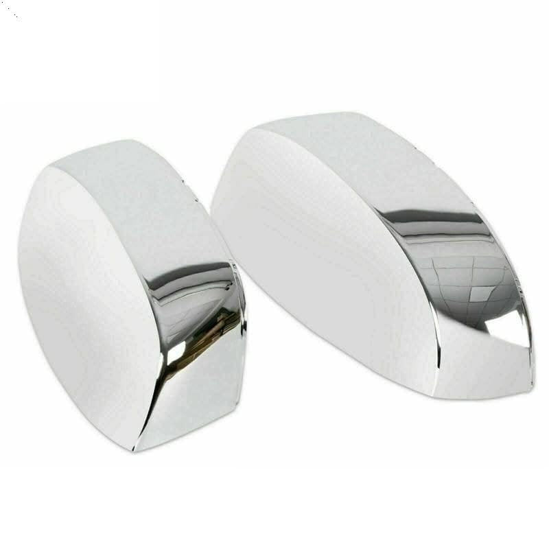 2pcs Chrome Side Rearview Mirror Cover Cap for Chevy Silverado 2007-2013 Top Mirrors Cover Replacement