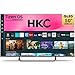 HKC 50 inch 4K QLED Smart TV, Tizen OS UHD Central Stand Design Television with AppleTV+ Netflix Freeview Gaming Hub, MEMC HDR10 Ideal Large Screen for Living Room, Made in the UK
