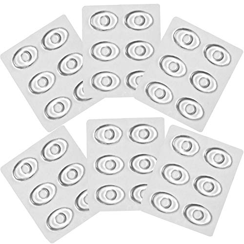 6 Sheets 36Pcs Clear Gel Pads
