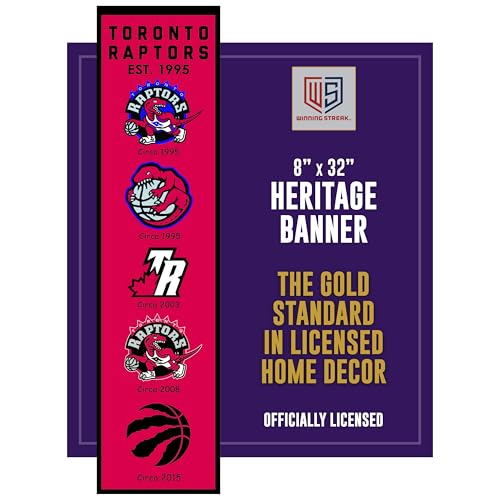 NBA Toronto Raptors Heritage Banner