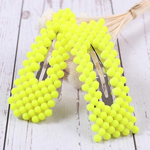 fani 12 Pcs Colorful Pearl Hair Clip Fashion Geometric Snap Shape Hair Clips Hair Barrettes Multicolor Hair Pins for Women Ladies Party Wedding Daily Hairstyling