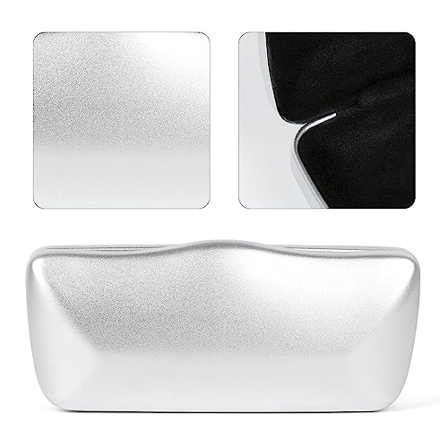 Linkidea Extra Large Hard Shell Sunglasses Case, Oversized Sun Glasses Storage Organizer Compatible with D1OR Missdior B1U EverDior A1U Gucci GG0595S GG0875S GG0351S VERSSACE VE4395 (XXL/Silver)4