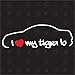 speedwerk-motorwear I Love My Opel Tigra B Twin Top – Pegatinas, a Partir de 04
