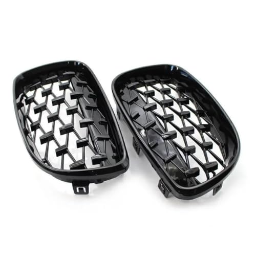 Grille de calandre noire pour BMW E87 E81 E82 E88 double latte - 3