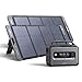 Produktbild UGREEN Solargenerator 1200W mit 2 Solarpanels 100W Schnelle Solaraufladung in 6 Std. Powerstation 1024Wh mit LiFePO4 Batterie mit 2500W Spitzenleistung für Urlaub, Camping und Heim-Backup