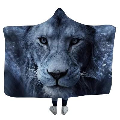 Couverture à capuche portable 130/150 cm : le cadeau pyjama adulte idéal