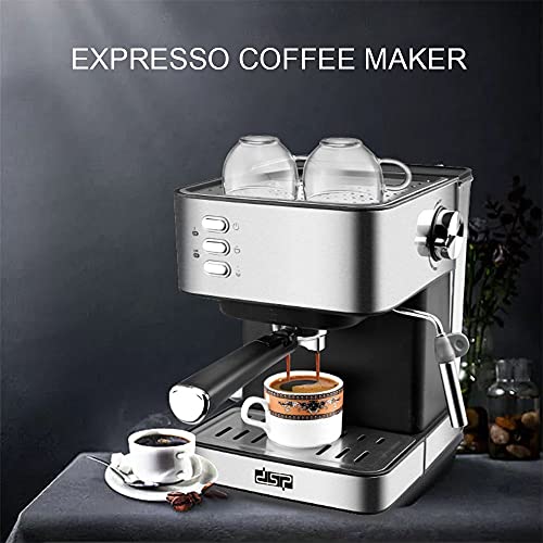 Cafetera Semi automática de acero inoxidable 1.6 L miniatura 5