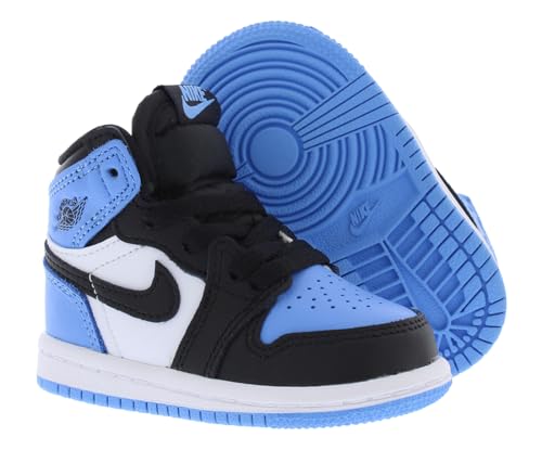 Nike Toddler Air Jordan 1 Retro High OG UNC Toe 2023 TD University Blue FD1413 400 - Size 5c2