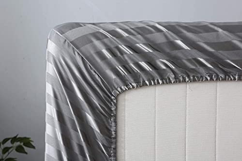 Lenzuolo con angoli a righe extra profonde da 40